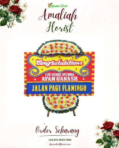 Bunga Papan Congratulation di Pattene